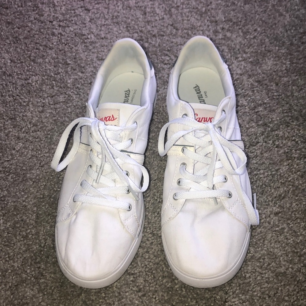 White sneakers